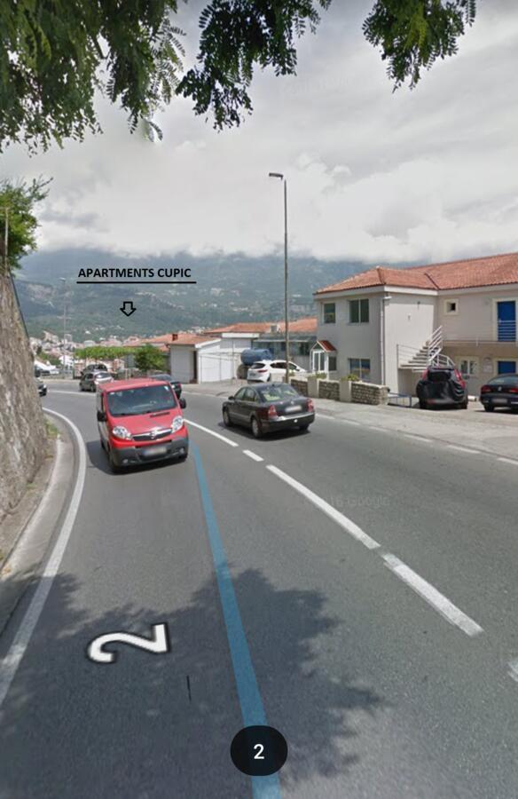 Apartmani Cupic Budva Exterior foto
